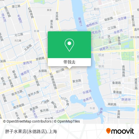 胖子水果店(永德路店)地图