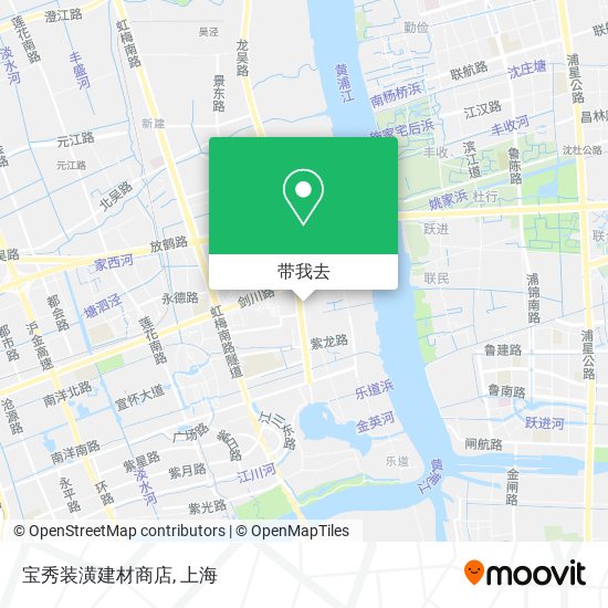 宝秀装潢建材商店地图