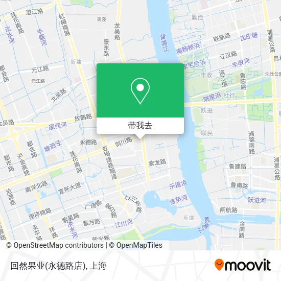 回然果业(永德路店)地图