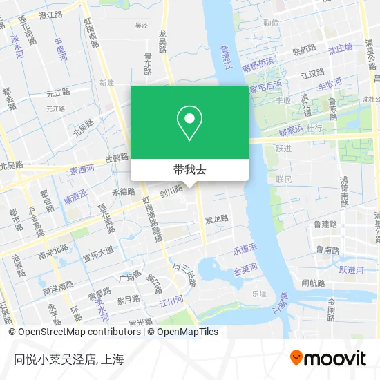 同悦小菜吴泾店地图
