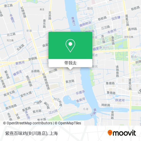 紫燕百味鸡(剑川路店)地图