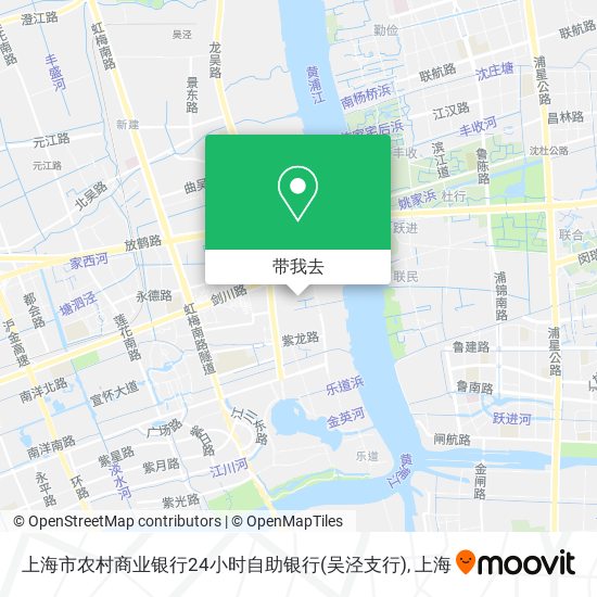 上海市农村商业银行24小时自助银行(吴泾支行)地图