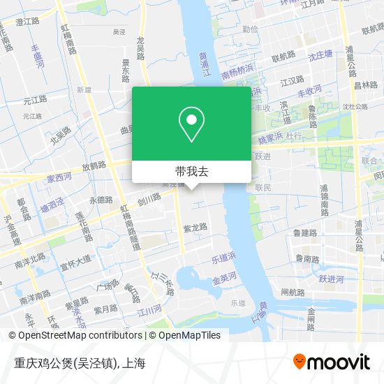 重庆鸡公煲(吴泾镇)地图
