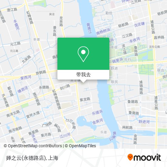 婵之云(永德路店)地图