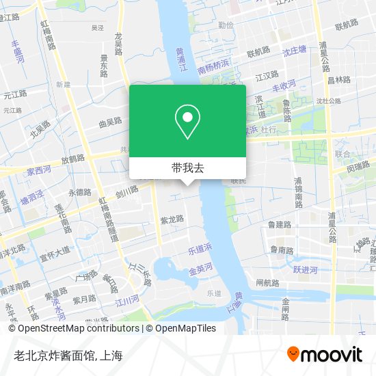 老北京炸酱面馆地图