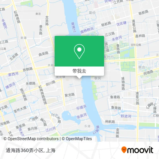通海路360弄小区地图