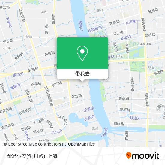 周记小菜(剑川路)地图