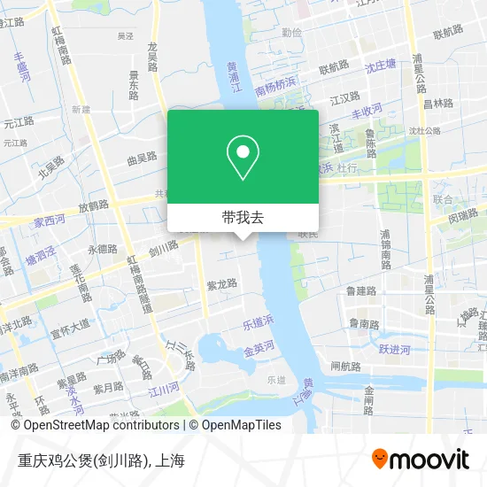 重庆鸡公煲(剑川路)地图