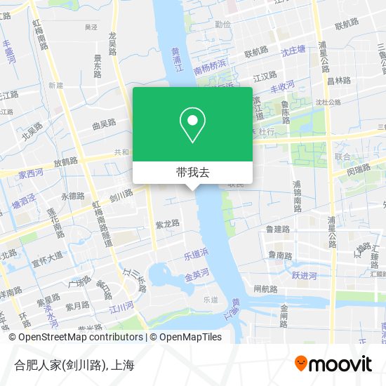 合肥人家(剑川路)地图