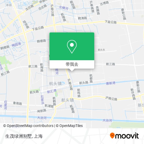生茂绿洲别墅地图