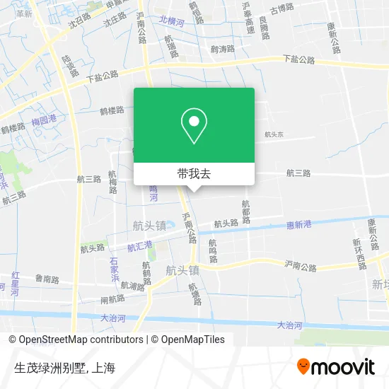 生茂绿洲别墅地图