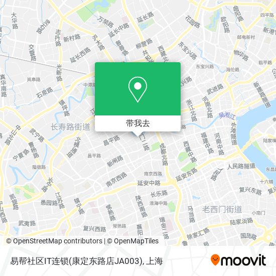 易帮社区IT连锁(康定东路店JA003)地图