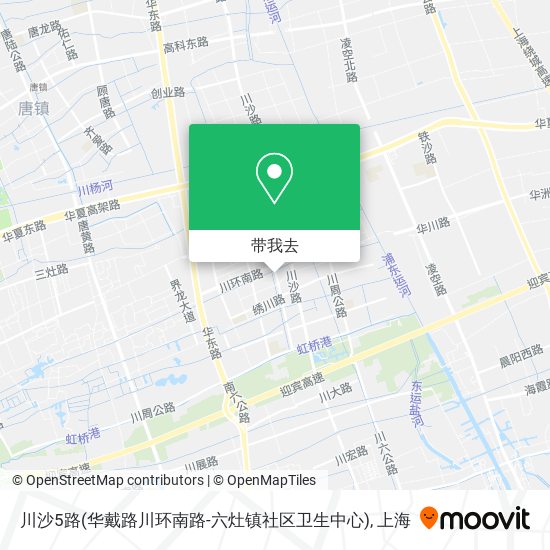 川沙5路(华戴路川环南路-六灶镇社区卫生中心)地图
