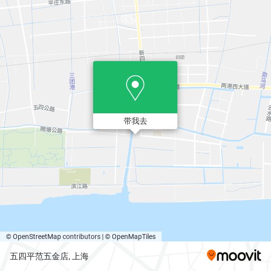 五四平范五金店地图