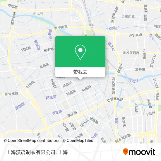 上海漠语制衣有限公司地图