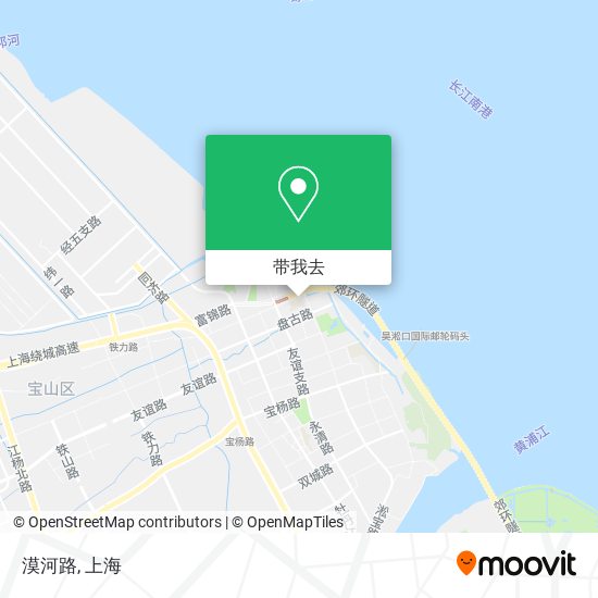漠河路地图