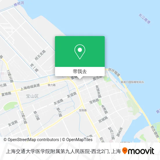 上海交通大学医学院附属第九人民医院-西北2门地图