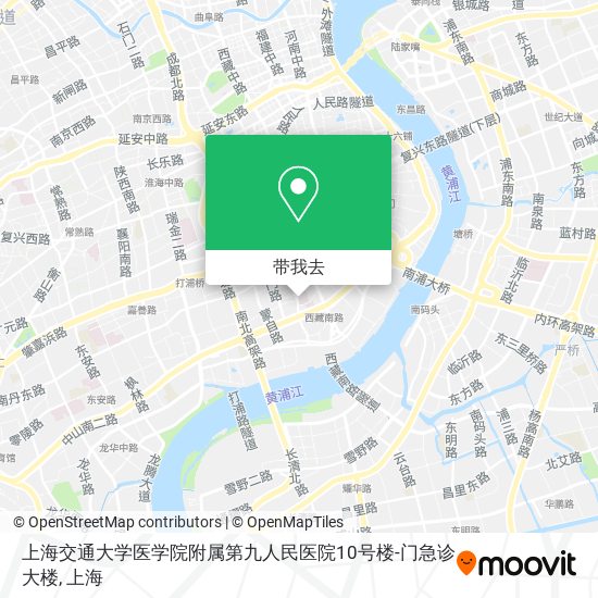 上海交通大学医学院附属第九人民医院10号楼-门急诊大楼地图