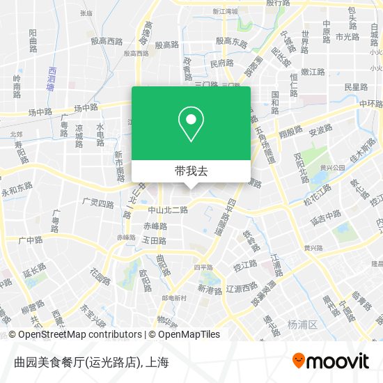 曲园美食餐厅(运光路店)地图