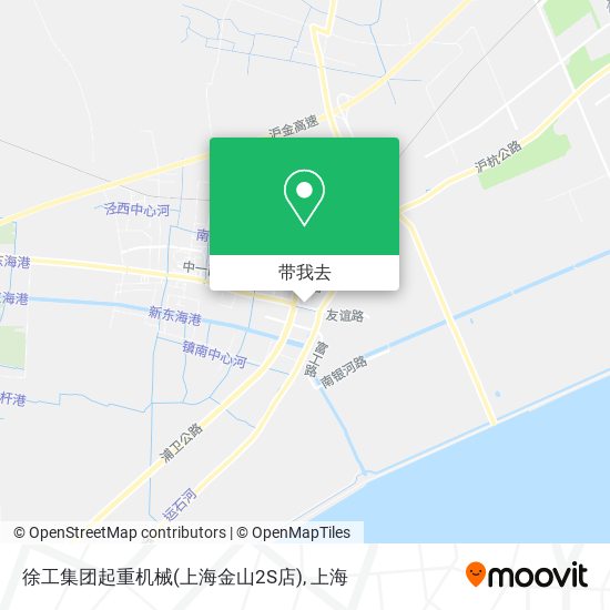 徐工集团起重机械(上海金山2S店)地图