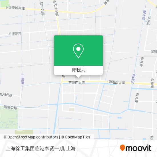 上海徐工集团临港奉贤一期地图