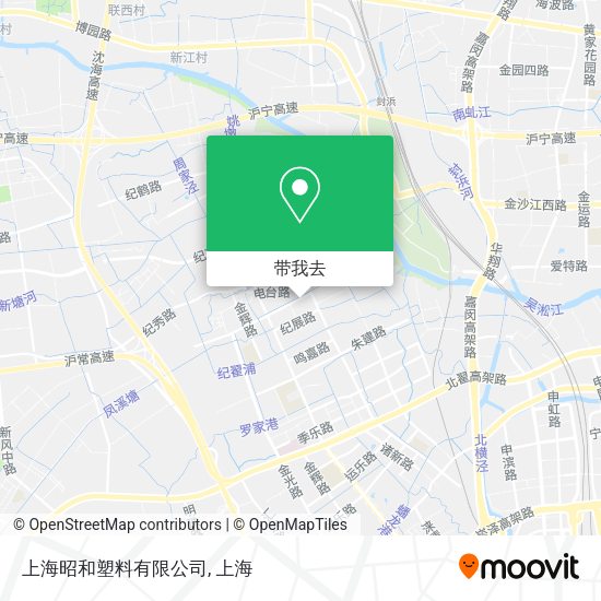 上海昭和塑料有限公司地图