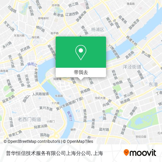 普华恒信技术服务有限公司上海分公司地图