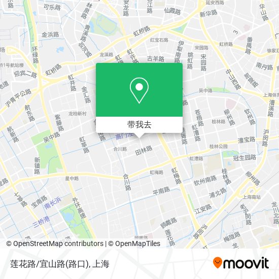 莲花路/宜山路(路口)地图