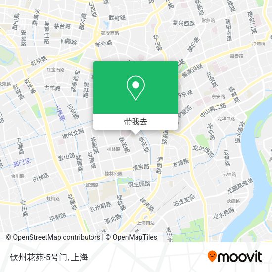 钦州花苑-5号门地图