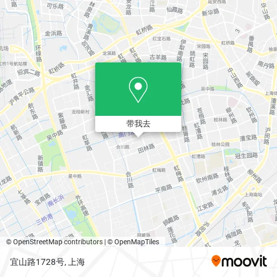 宜山路1728号地图