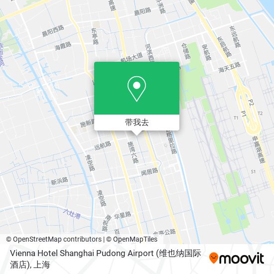 Vienna Hotel Shanghai Pudong Airport (维也纳国际酒店)地图