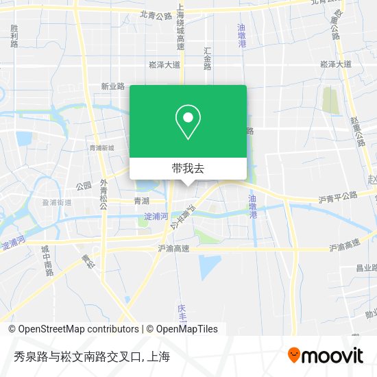 秀泉路与崧文南路交叉口地图