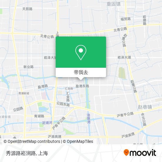 秀源路崧润路地图