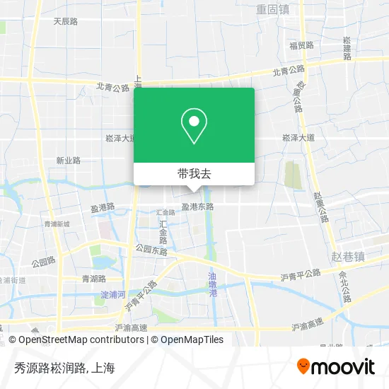 秀源路崧润路地图