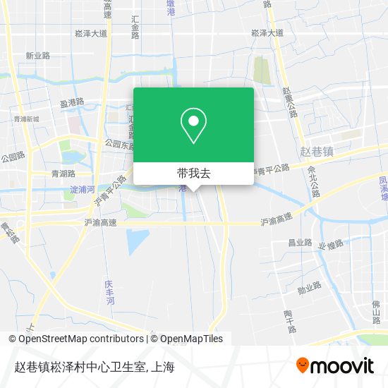 赵巷镇崧泽村中心卫生室地图