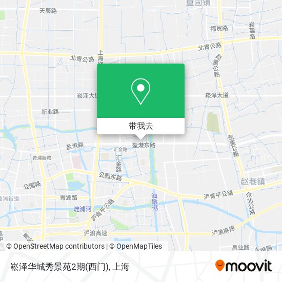 崧泽华城秀景苑2期(西门)地图