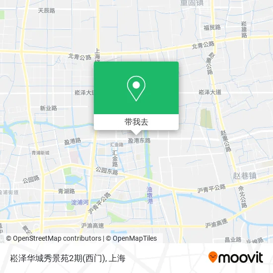 崧泽华城秀景苑2期(西门)地图