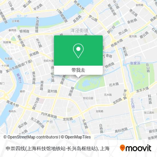 申崇四线(上海科技馆地铁站-长兴岛枢纽站)地图