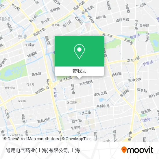 通用电气药业(上海)有限公司地图