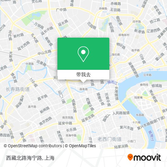 西藏北路海宁路地图