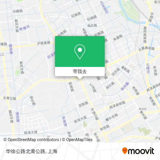 华徐公路北青公路地图