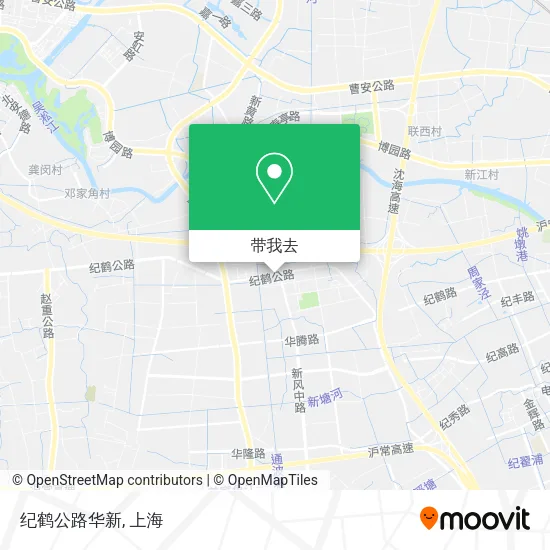 纪鹤公路华新地图