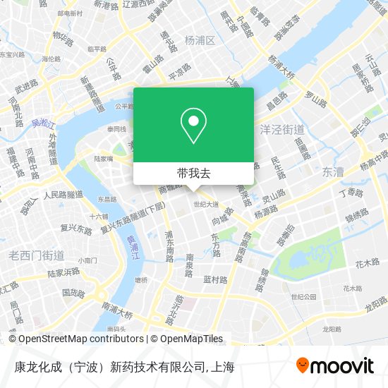 康龙化成（宁波）新药技术有限公司地图