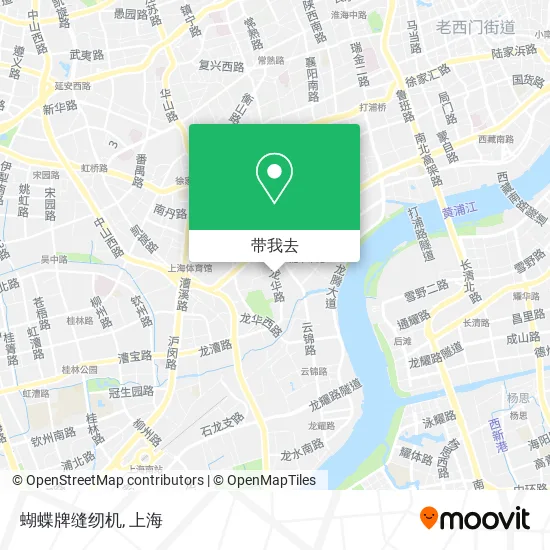 蝴蝶牌缝纫机地图