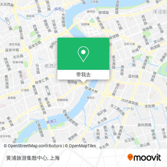 黄浦旅游集散中心地图