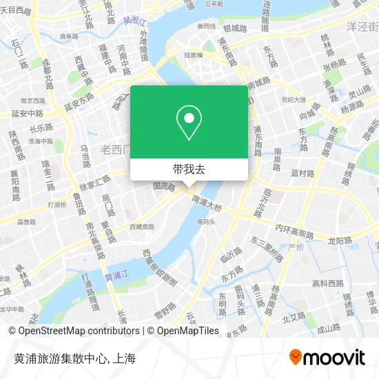 黄浦旅游集散中心地图