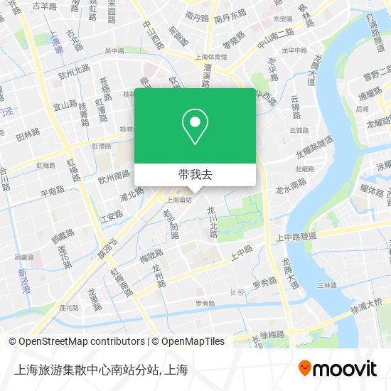 上海旅游集散中心南站分站地图