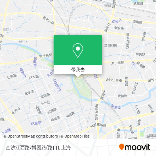 金沙江西路/博园路(路口)地图