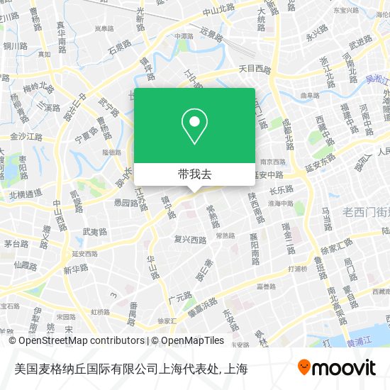 美国麦格纳丘国际有限公司上海代表处地图