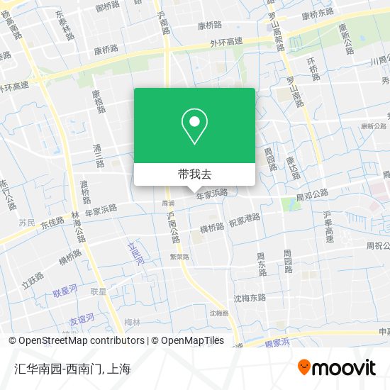 汇华南园-西南门地图
